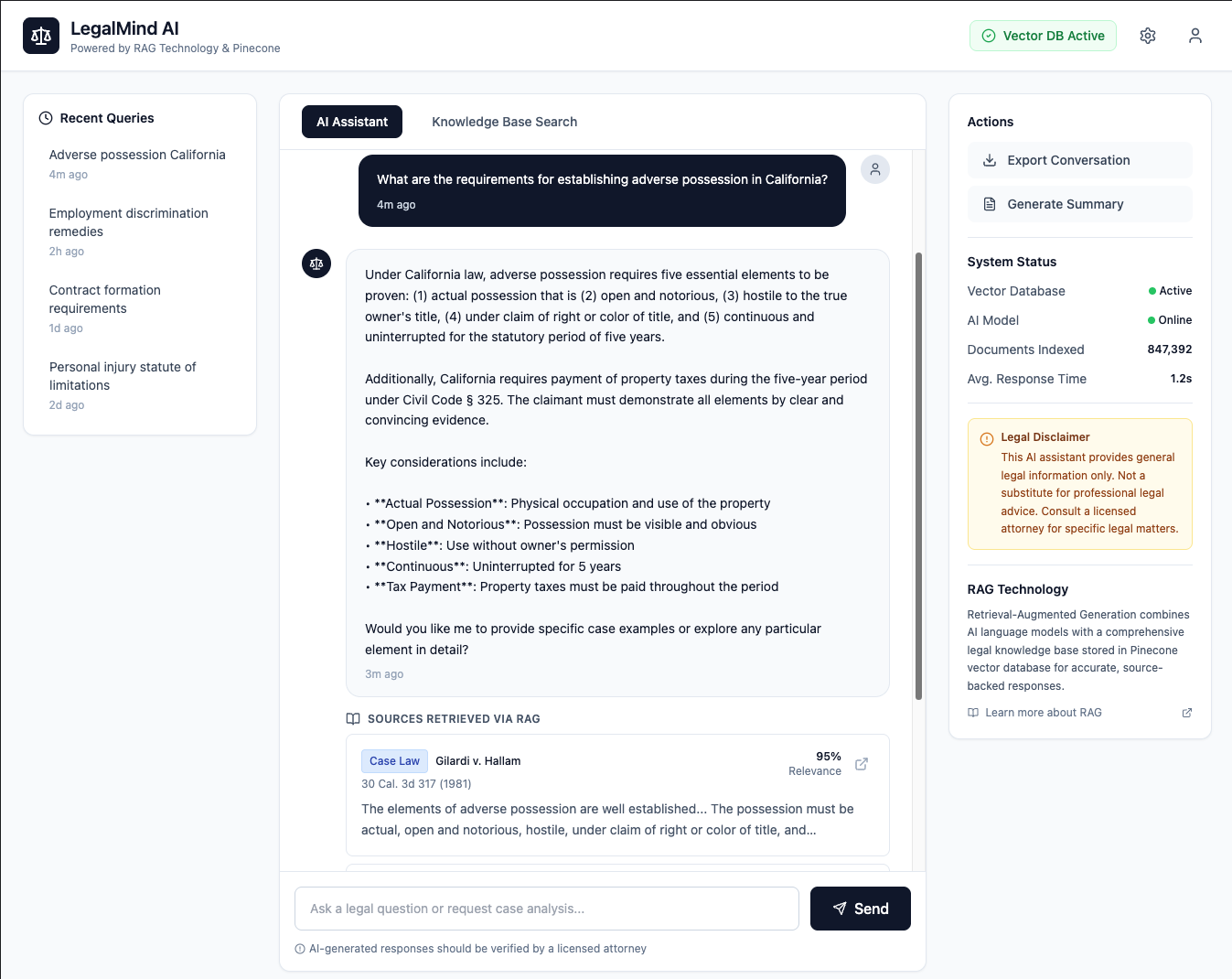 Agentic-AI Legal Assistant with RAG